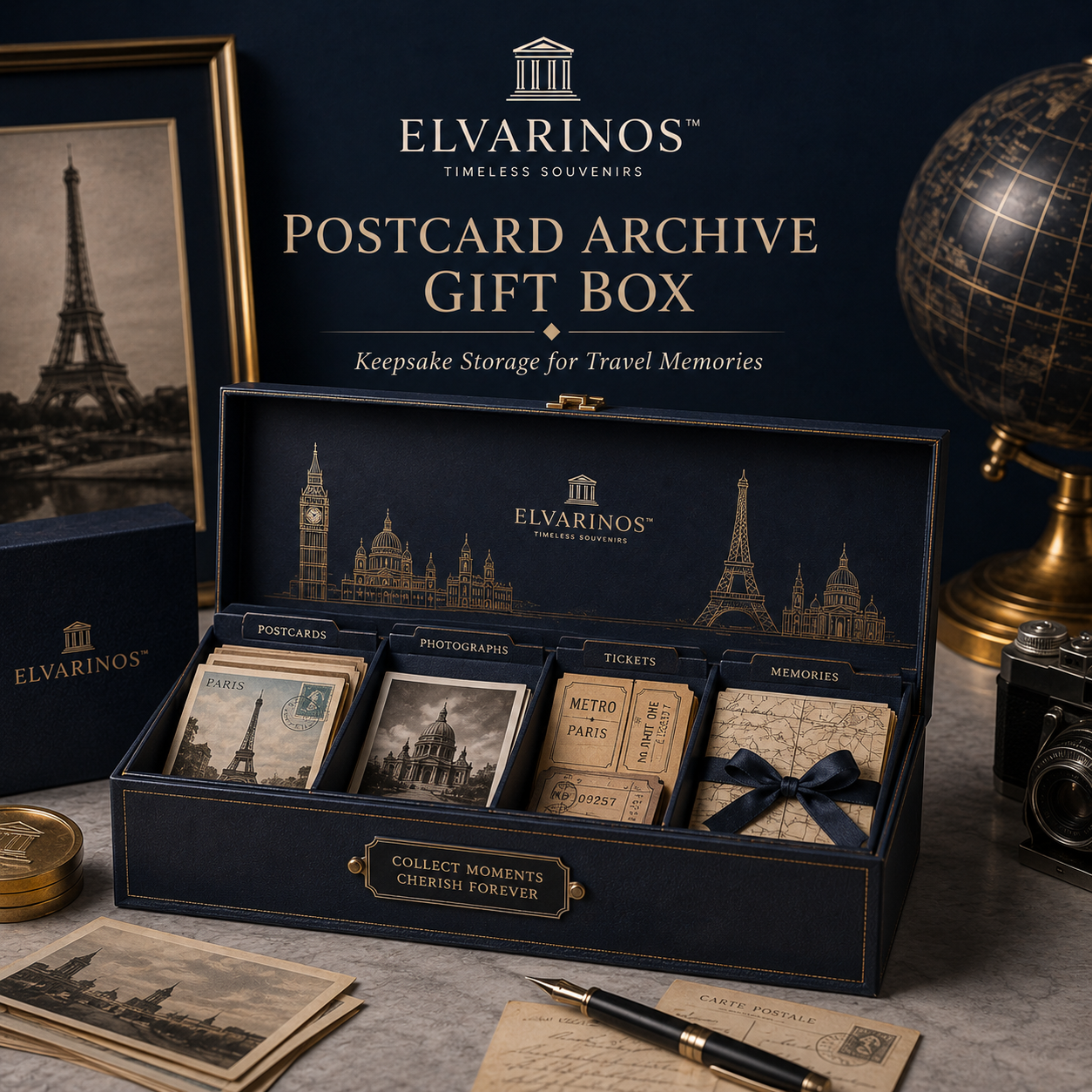 Elvarinos™ Postcard Archive Gift Box